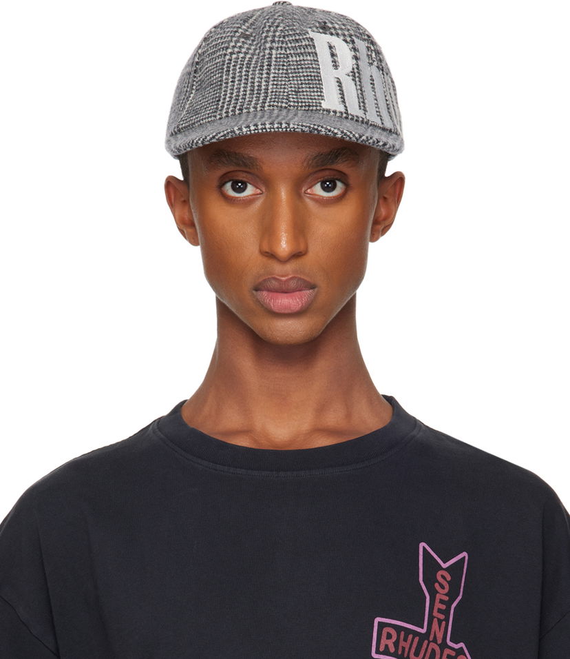 Kasket Rhude Wrap Logo 6-Panel Cap Sort | RHFW24HA05012