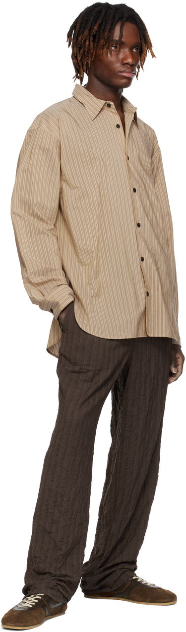 Skjorte Dries Van Noten Dries Van Noten Loose Cotton Shirt Beige | 251-020732-1524, 3