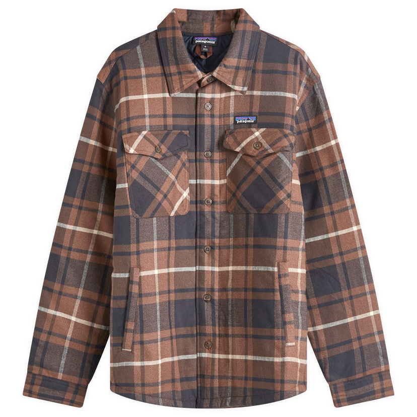 Skjorte Patagonia Shirt Insulated Flannel Brun | 20386-OMBN