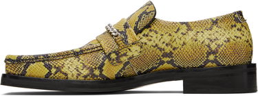 Sneakers og sko Martine Rose Martine Rose Square Toe Loafers with Chain Gul | 1026LE02309M, 2