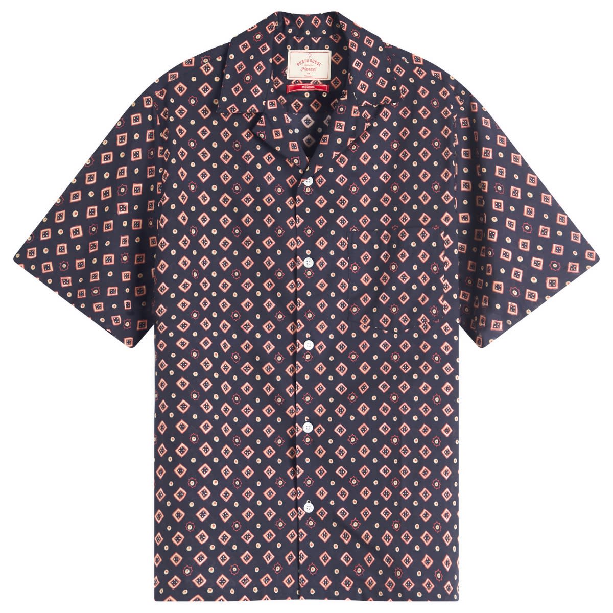 Skjorte Portuguese Flannel Portuguese Flannel Dice Vacation Shirt Mørkeblå | SS25-030-NVY, 1