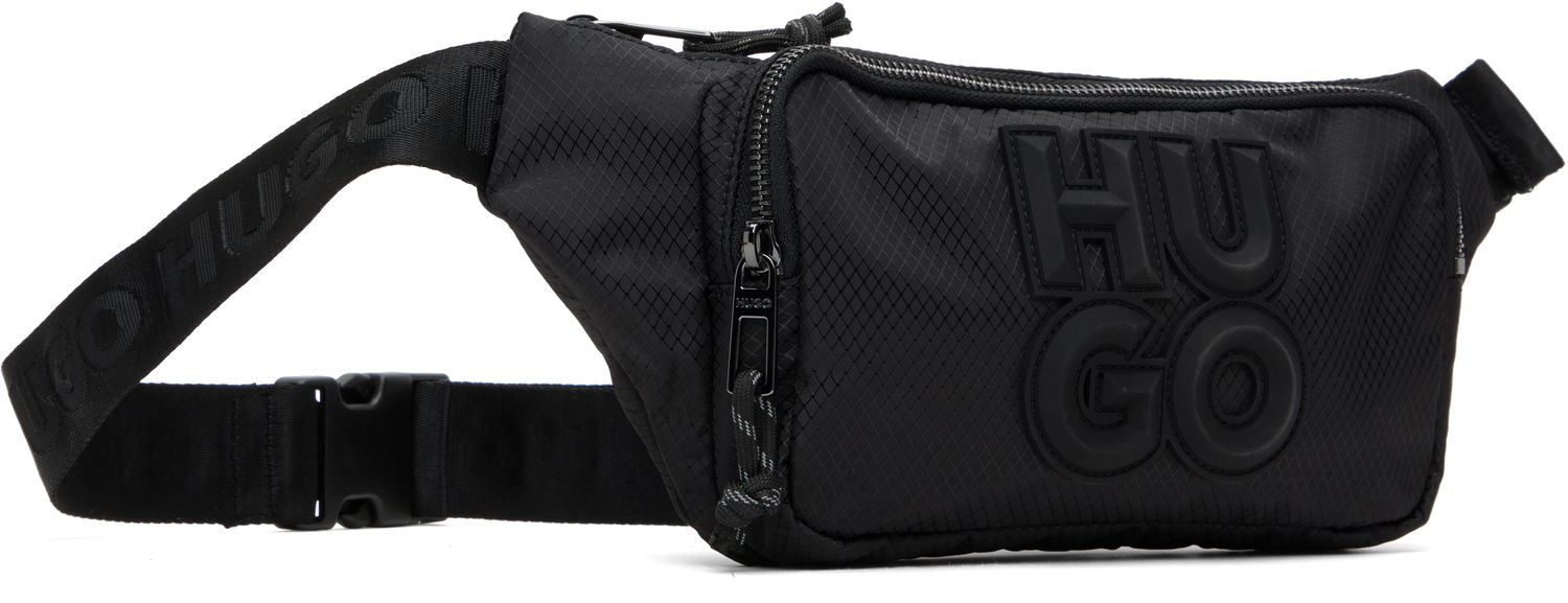 Taljetaske BOSS HUGO Stacked Logo Belt Bag Sort | 50536030, 1