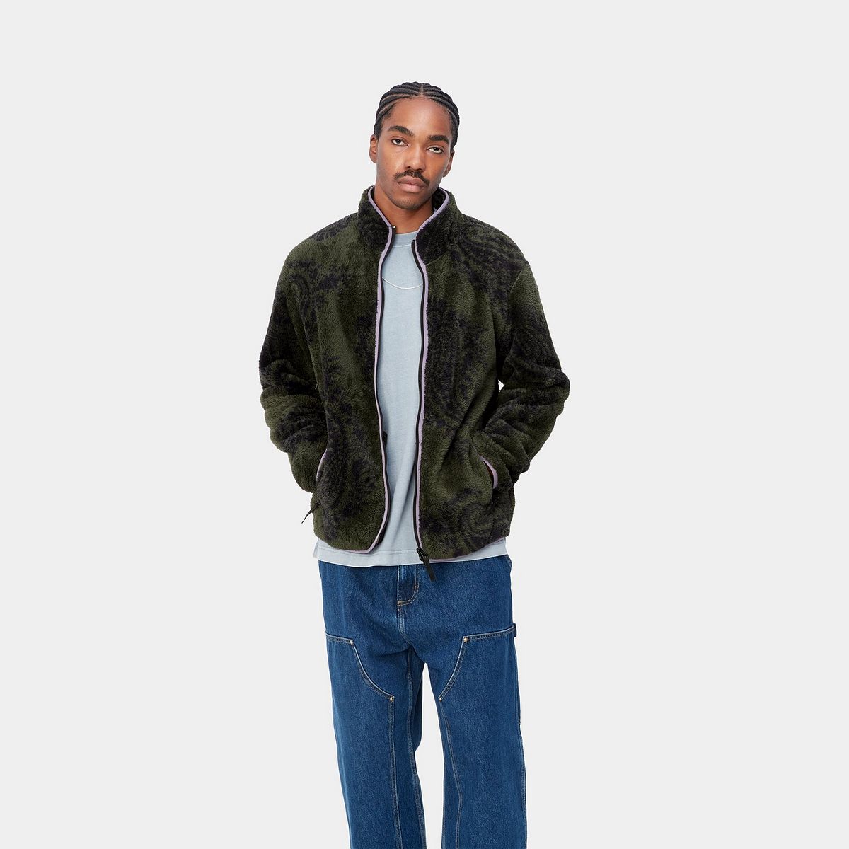 Jakke Carhartt WIP Jebson Sweat Jacket Sort | I032321_1UH_XX, 0