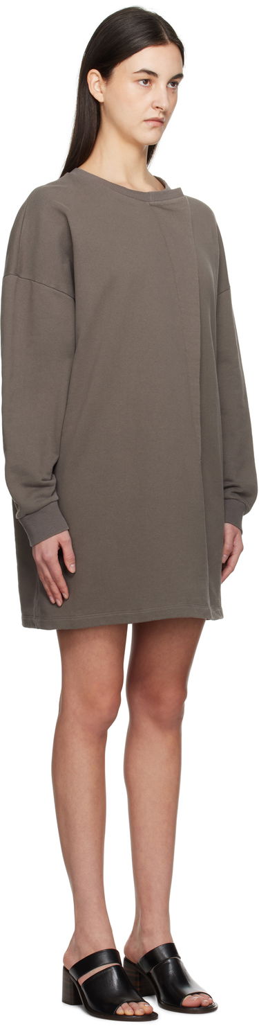 Kjole Maison Margiela MM6 Maison Margiela Sweat Jersey Darting Minidress Sort | S52DA0050 M25014, 4