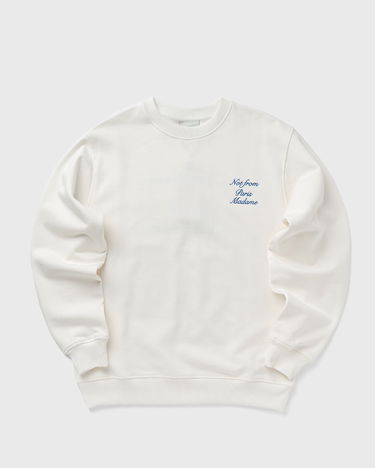 Sweater Drôle de Monsieur Drole de Monsieur Le Slogan Cursive Sweatshirt XXL Hvid | G-SW157-CO127-OW, 0