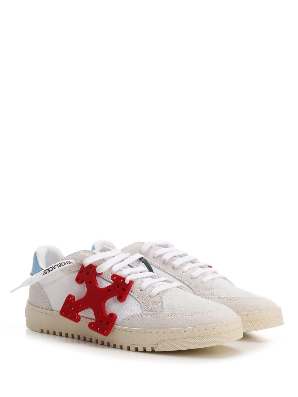 Sneakers og sko Off-White Vulcanized 5.0 Arrows Hang Tag "White Red Blue" Hvid | OMIA227S22LEA0010125, 1