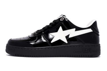 Sneakers og sko BAPE Bape Sta #2 Black/White Sort | 0ZXSHM191302M-BLK, 1