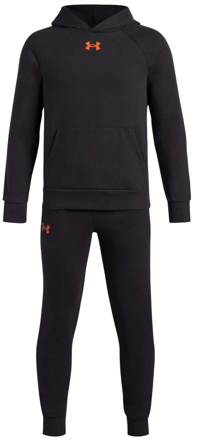 Træningsdragt Under Armour Rival Fleece Suit Sort | 1379802-003, 0