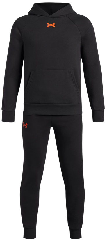Træningsdragt Under Armour Rival Fleece Suit Sort | 1379802-003, 0
