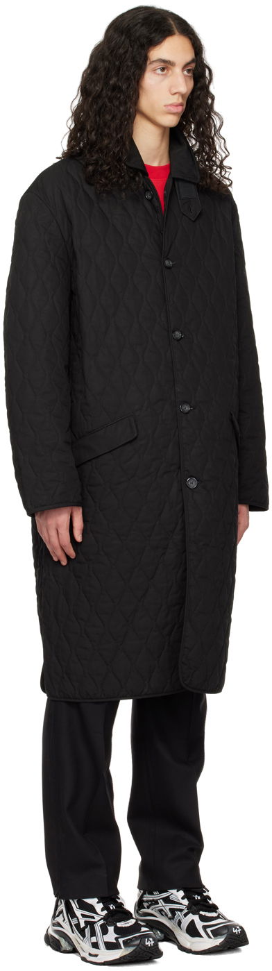 Frakker VETEMENTS VTMNTS Hunter Quilted Coat Sort | VL14CO200B, 1