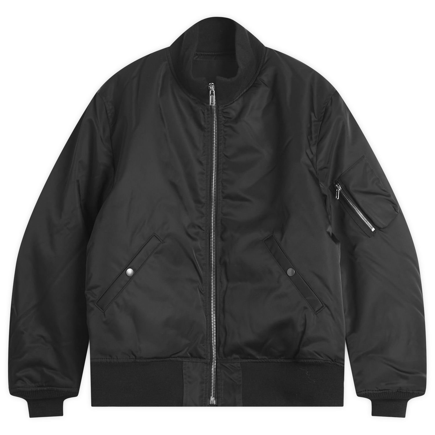 Bomberjakke Rick Owens DRKSHDW Flight Jacket Sort | DL02E2794-NYJP-09, 0