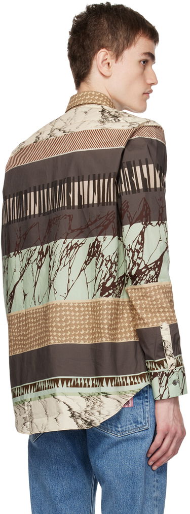 Skjorte Paul Smith Paul Smith Printed Shirt Brun | M1R-901U-L02073, 2