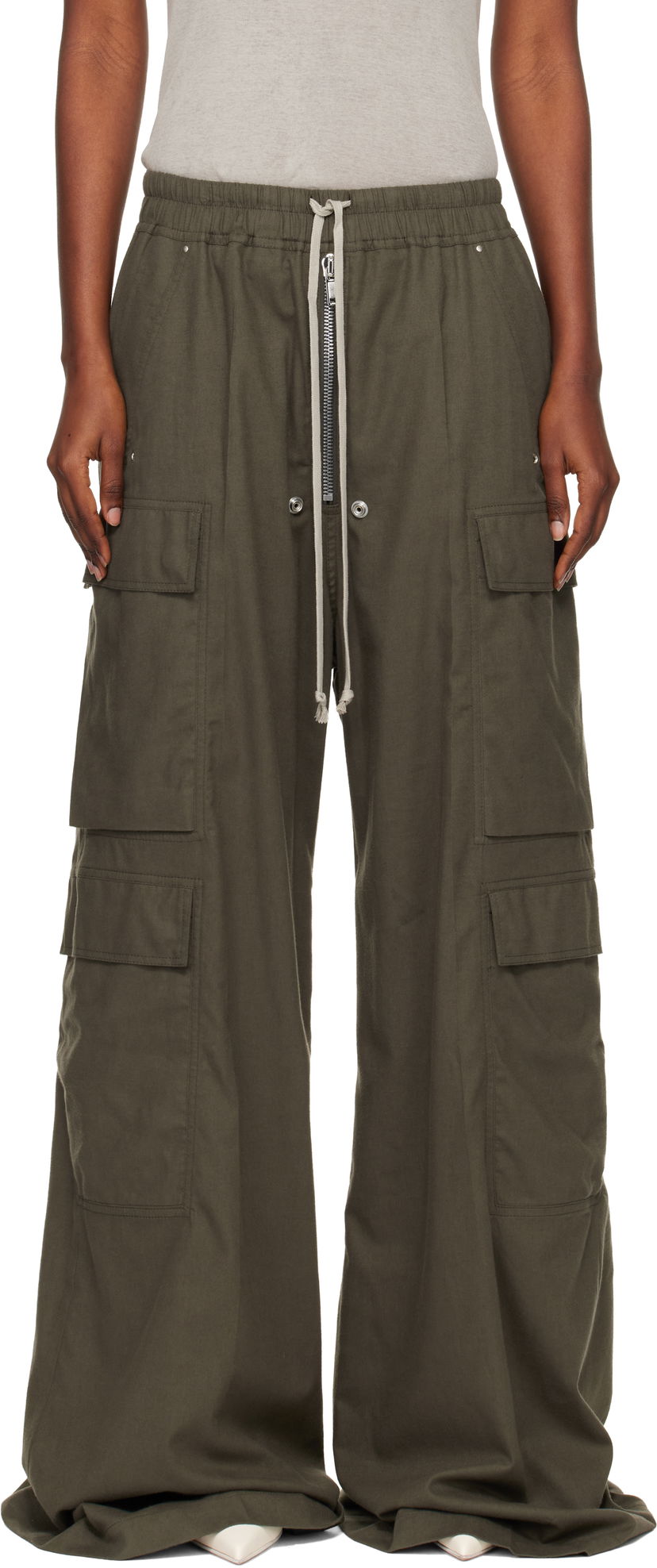 Cargo bukser Rick Owens Concordians Cargobelas Cargo Trousers Grøn | RP02E4327 FLW