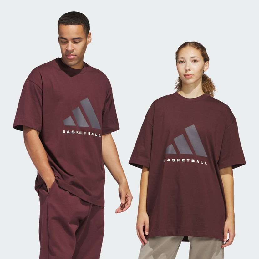T-shirt adidas Performance Basketball T-Shirt Bourgogne | JD6128