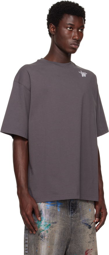 T-shirt We11done We11done 'WD' T-Shirt Grå | WD-TP6-20-073-U-CH, 4