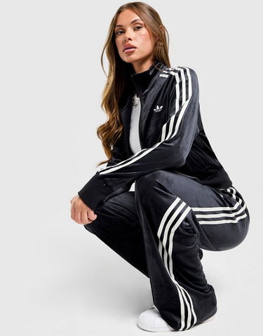 Træningsdragt adidas Originals Velvet Firebird Track Top Sort | KD3956, 2