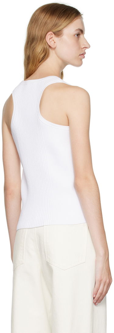 Tanktop We11done We11done Racer Back Tank Top Hvid | WD-KT3-22-603-W-WH, 2