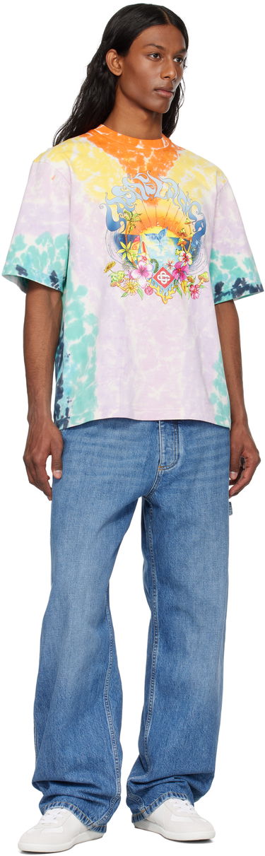 T-shirt Casablanca Casablanca Surf Trip Tie Dye T-Shirt Flerfarvet | MS25-JTS-027-01, 3