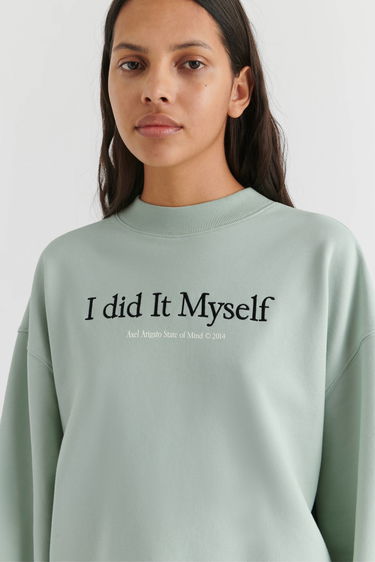 T-shirt AXEL ARIGATO I Did It Myself Grå | A2099002, 5