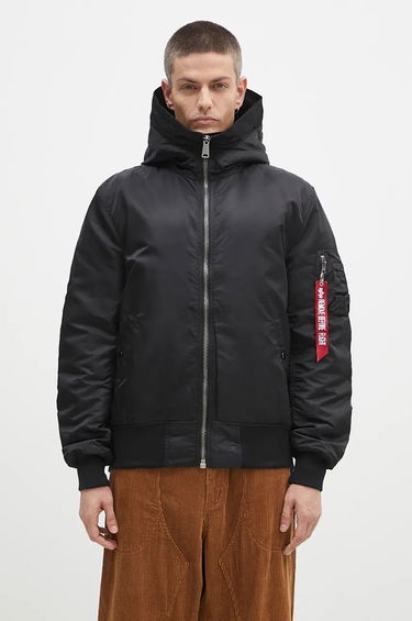 Bomberjakke Alpha Industries MA-1 Hooded Bomber Jacket Sort | 158104.03, 0