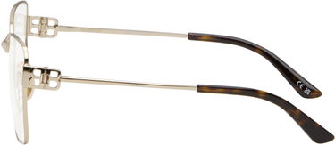 Solbriller Balenciaga Balenciaga Mercury Squared Metal Glasses Metalisk | BB0339O-003, 2