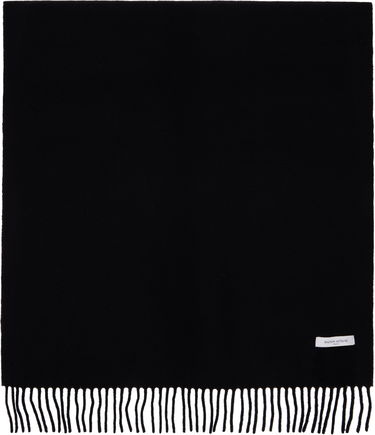 Tørklæde MAISON KITSUNÉ Fox Head Scarf Mørkeblå | PM06201BT3004, 3