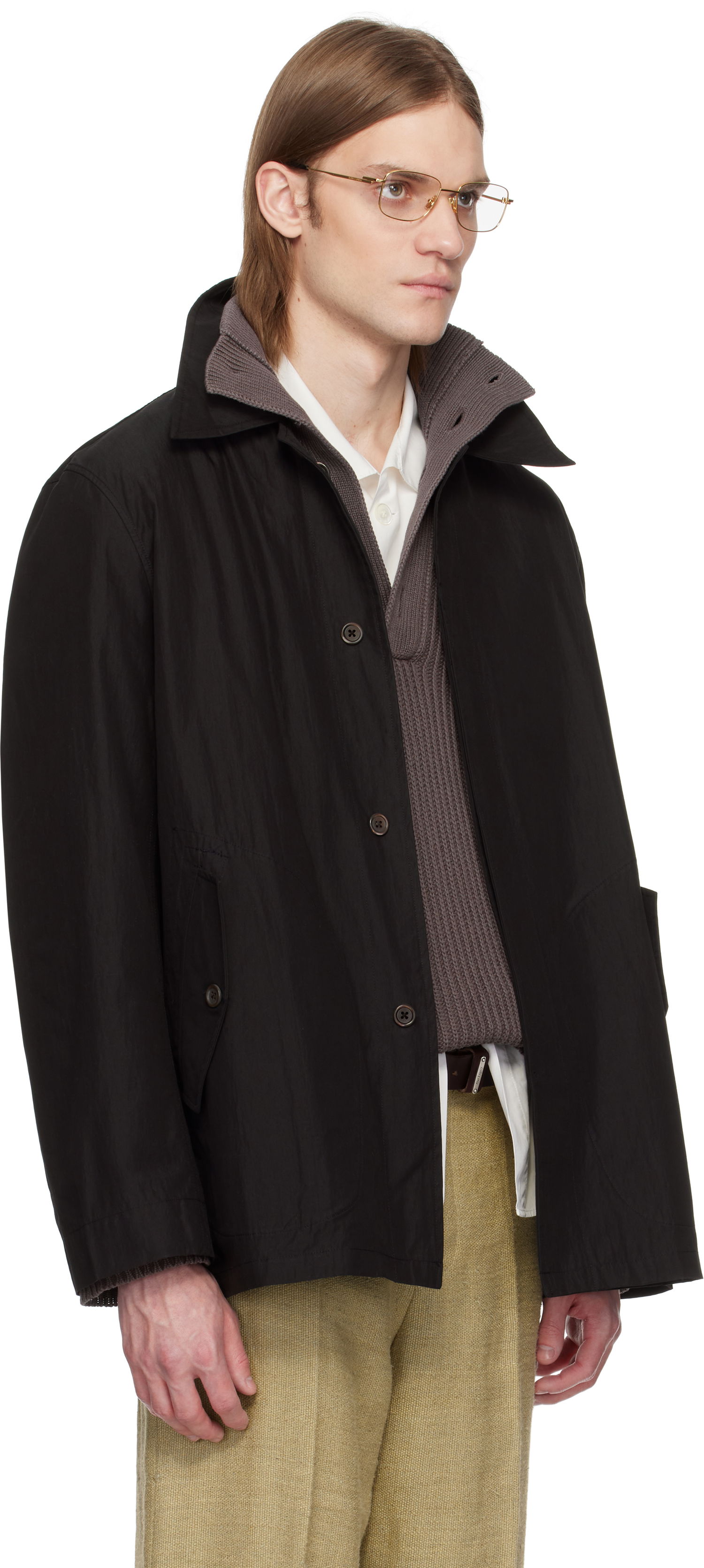 Parka OUR LEGACY Our Legacy Lead Jacket Sort | M2252LB, 1
