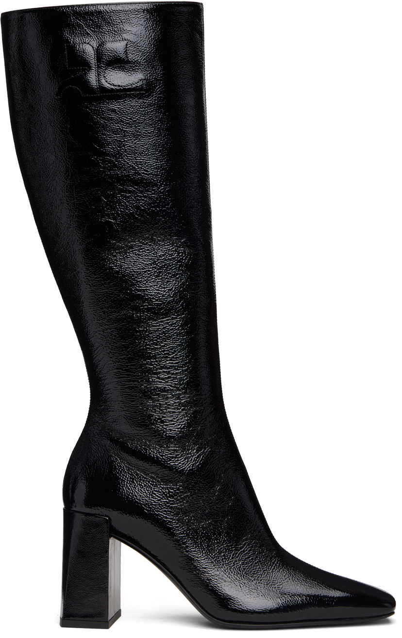 Sneakers og sko Courrèges Courrèges Heritage Shadow Tall Boots Sort | 325SBT061CR0043