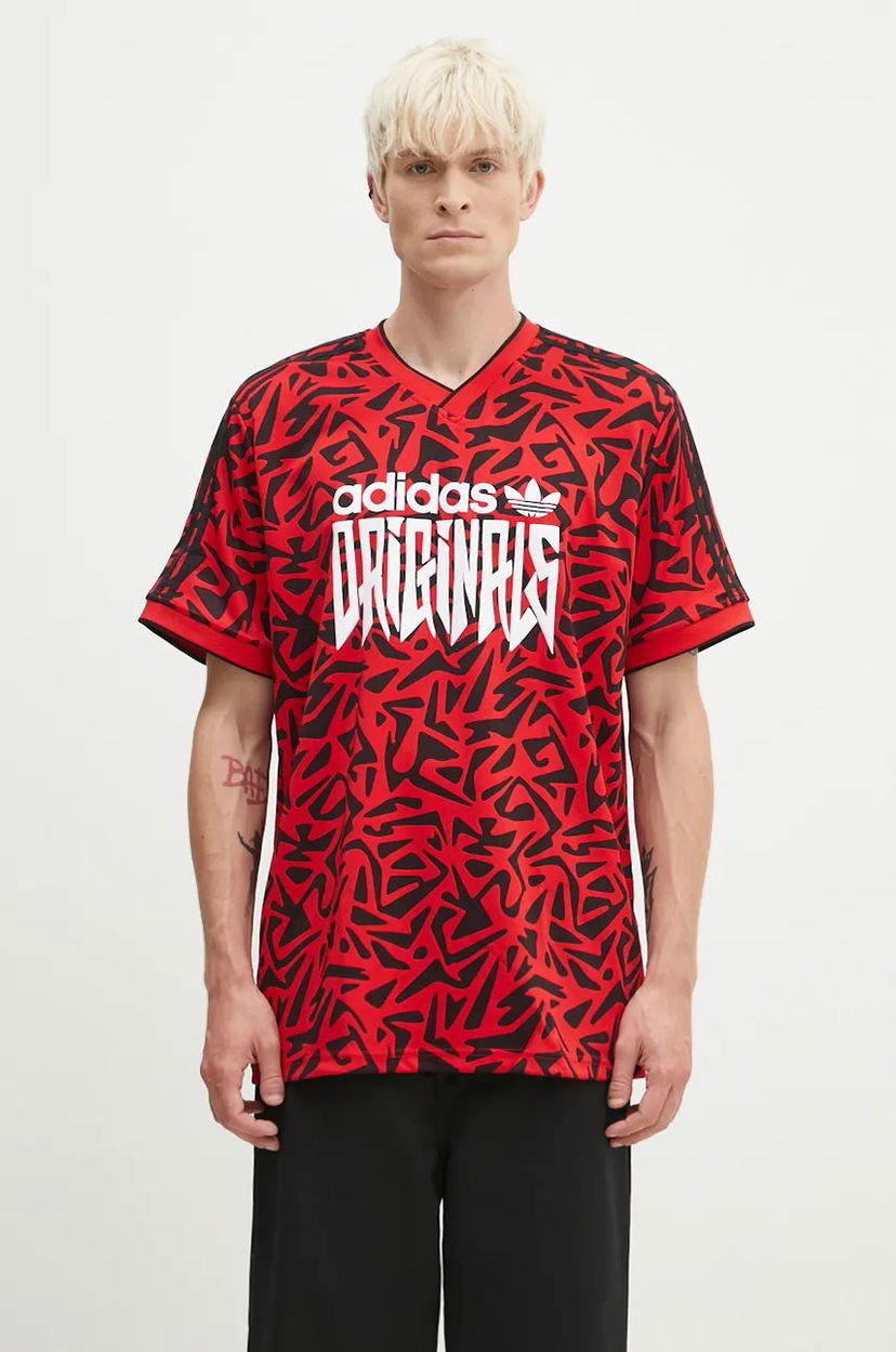 T-shirt adidas Originals T-Shirt Print Short Sleeve Rød | IZ4833