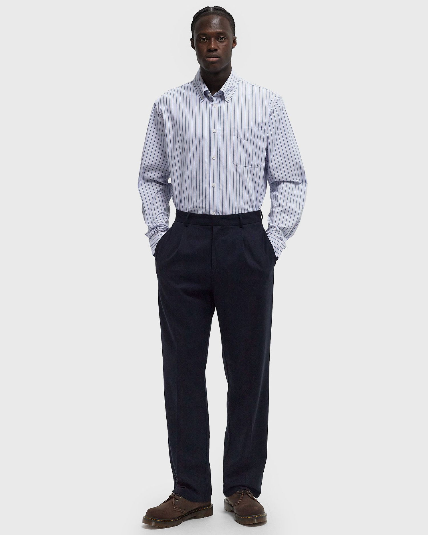 Bukser Les Deux Les Deux Reece Pleated Suit Pants 2.0 Mørkeblå | LDM510155-460460, 1
