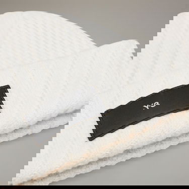 Beanie Y-3 Knitted Beanie Hvid | IL6964, 3