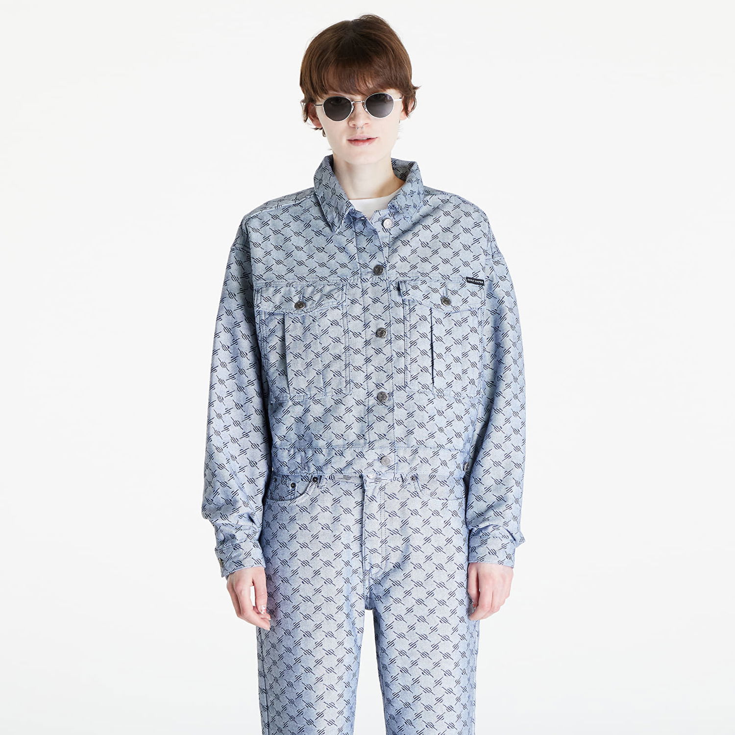Jakke DAILY PAPER Avery Denim Jacket Turkis | 2411092, 0