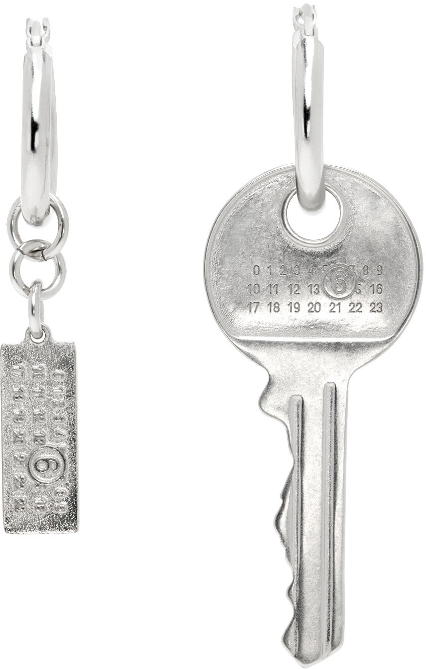 Øreringe Maison Margiela Key Earrings Metalisk | SM7VG0075 P7105, 0