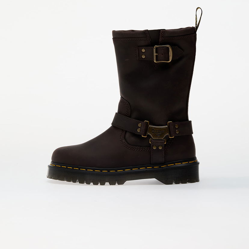 Sneakers og sko Dr. Martens Anistone Hi Burnished Waxy Pull Up Boots Brun | DM31901201