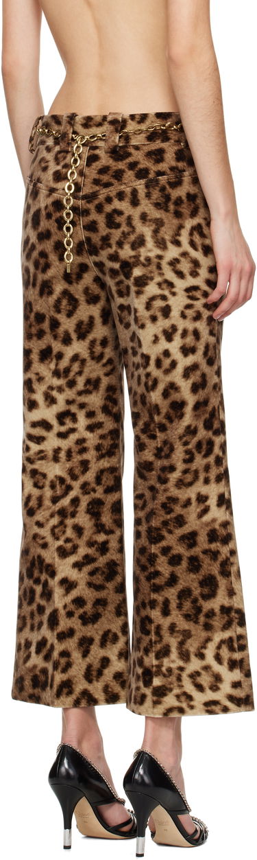 Bukser CHLOÉ Chloé Cropped Bootcut Trousers Brun | CH25SPA31290, 2