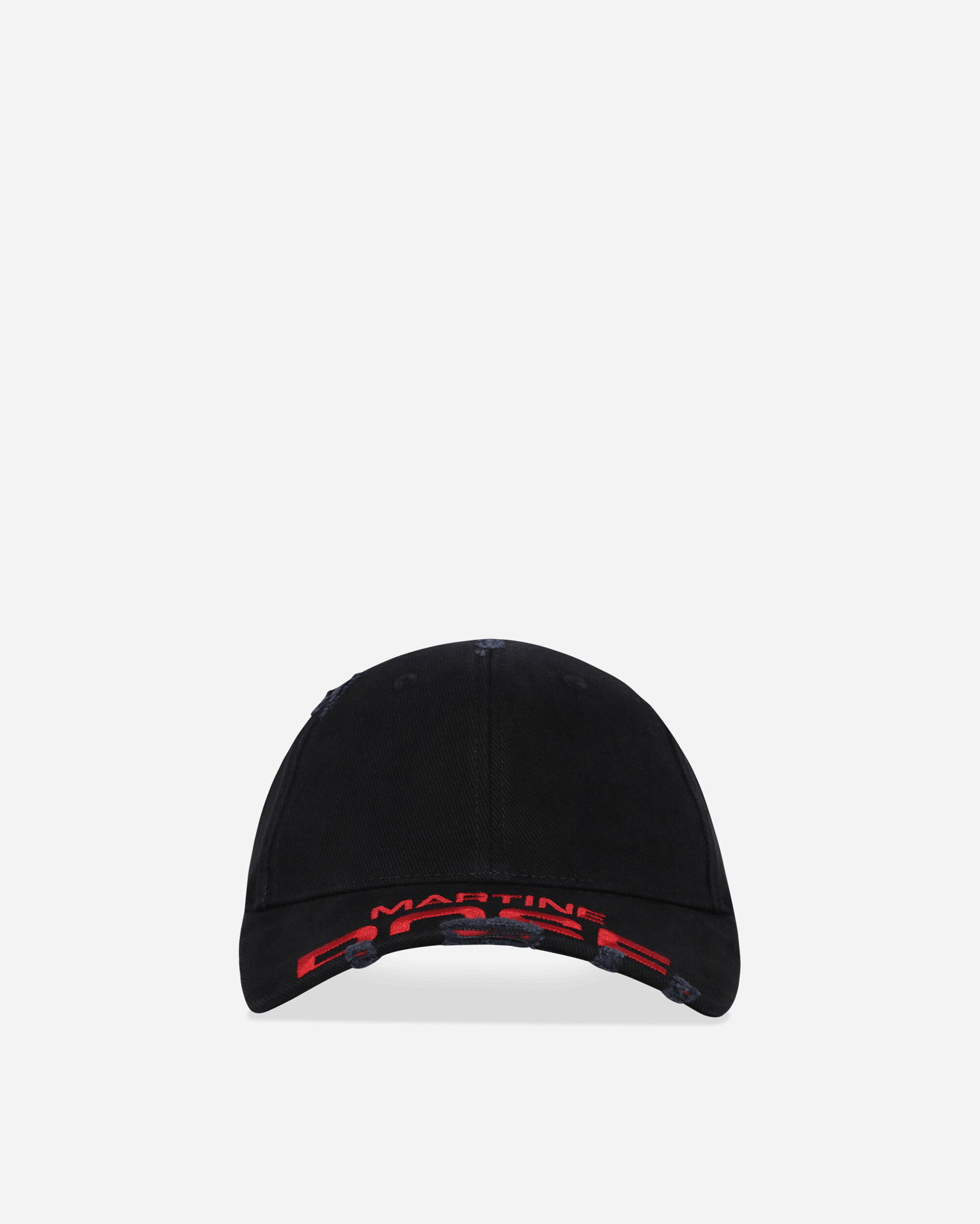 Kasket Martine Rose Distressed Baseball Cap Sort | 1130WP13002, 1