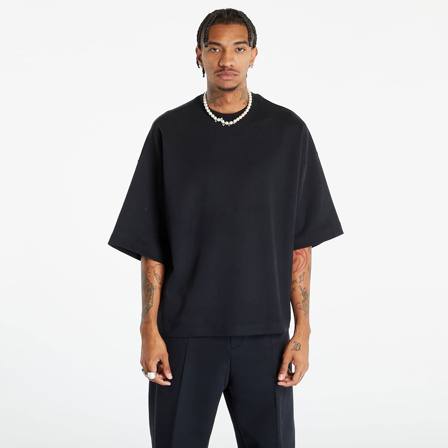 T-shirt Nike Fleece Short-Sleeve Top Sort | FB8165-010, 0