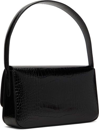Håndtaske Anine Bing Crocodile Embossed Leather Shoulder Bag Sort | A-13-10232-010, 2