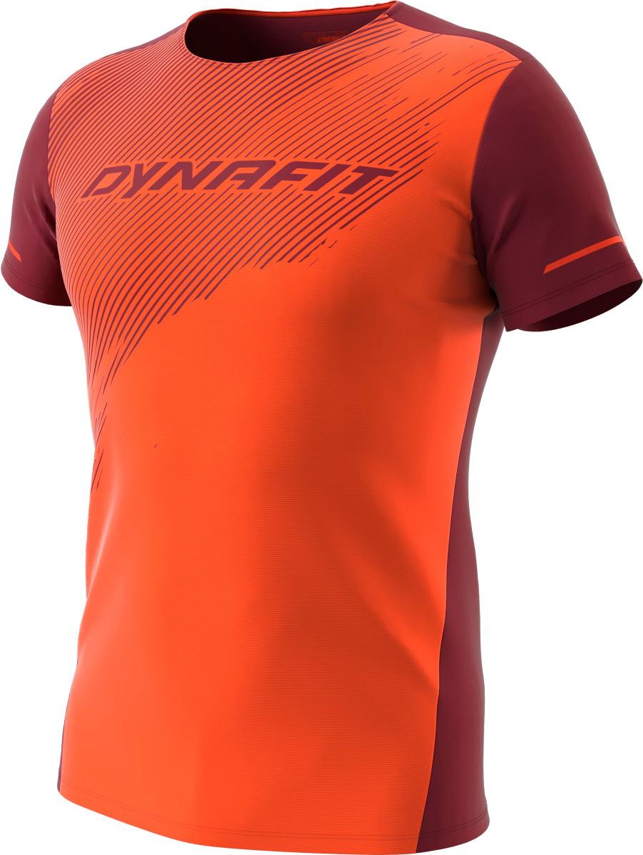 T-shirt Dynafit T-Shirt Alpine 2 Short Sleeve Print Orange | 08-0000071456-4492, 0