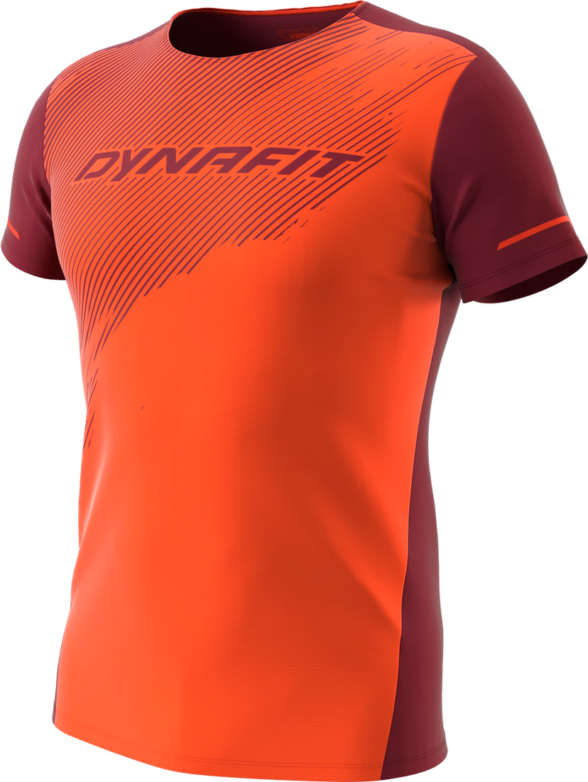 T-shirt Dynafit T-Shirt Alpine 2 Short Sleeve Print Orange | 08-0000071456-4492