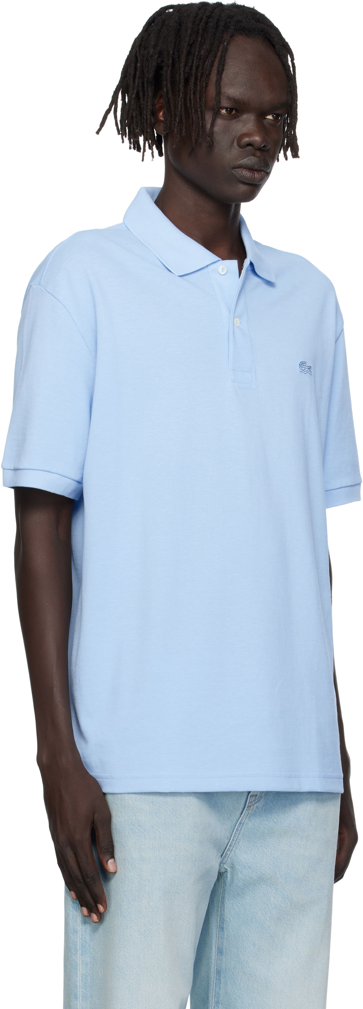Polo skjorte Lacoste Lacoste Croc Signature Polo Blå | PH7757_HBP, 1
