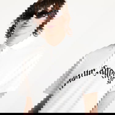 Polo skjorte Palm Angels Palm Angels Curved Logo Polo Hvid | PMGB012S25FAB0030310, 4