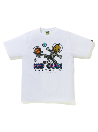 T-shirt BAPE Kid Cudi x Baby Milo Moon Man Tee Hvid | 002TEG731901XBLK