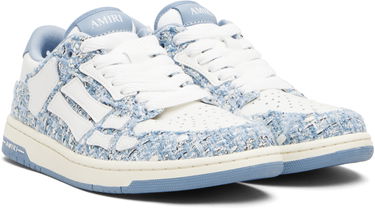 Sneakers og sko AMIRI AMIRI Bouclé Skel Top Low Blå | AMFOSR1141, 3