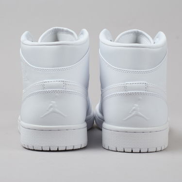 Sneakers og sko Jordan Air Jordan 1 Retro Mid ''White'' Hvid | 554724-110, 3