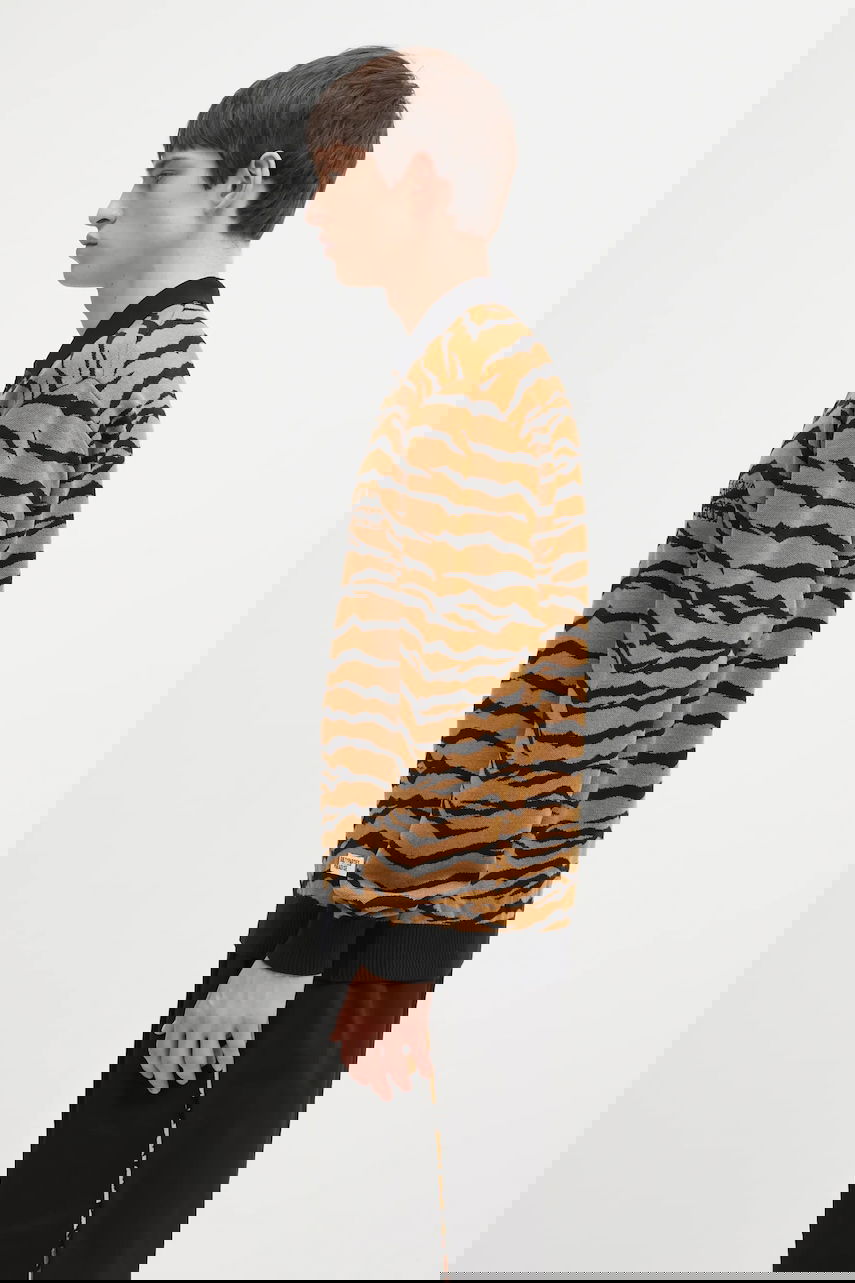 Sweater WACKO MARIA Tiger Pattern Knitted Long-Sleeve Polo Flerfarvet | 25FW.WMK.KN10, 1