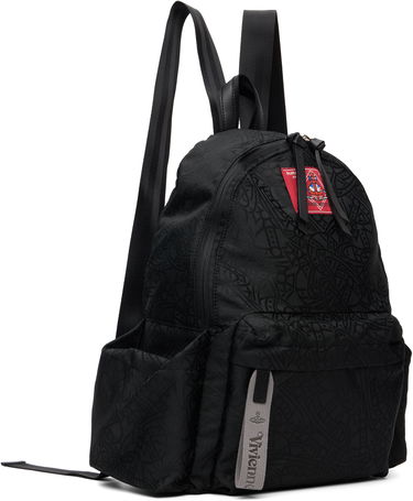 Rygsæk Vivienne Westwood Vivienne Westwood Tangled Orb Jacquard George Backpack Sort | 4A020006U-W016Q-, 1