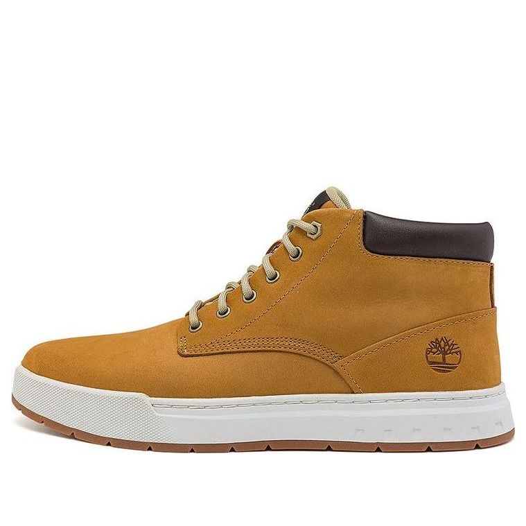 Sneakers og sko Timberland Maple Grove Wide Fit Leather Chukka Beige | A5PRVW, 0