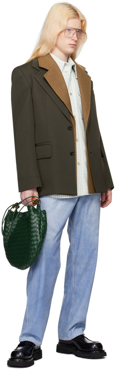 Håndtaske Bottega Veneta Medium Intrecciato Leather Shoulder Bag Brun | 754988 VCPP1, 3