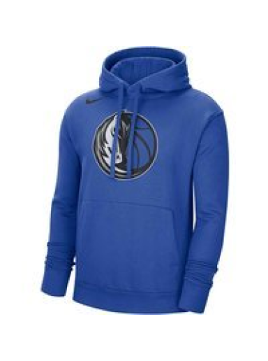 Sweatshirt Nike NBA Dallas Mavericks Fleece Pullover Hoodie Blå | DN8627-480